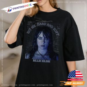 Billie Eilish Hit Me Hard and Soft Vintage Indie Pop Music Tee 3