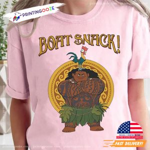 Boat Snack Disney Moana Funny Maui Shirt 1