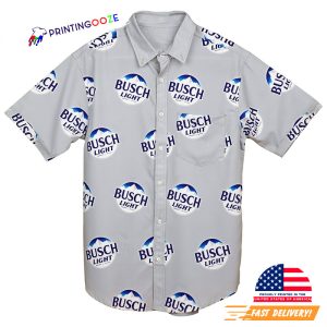 Busch Light Beer Logo Hawaiian Shirt 2