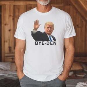 Bye Den Funny Trump bye Biden Anti Biden and pay respect to Trump Election 2024 Tee 3