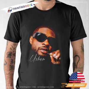 Cool USHER head Graphic Tee 3