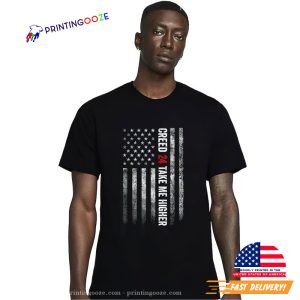 Creed '24 Take Me Higher America Flag T shirt 3