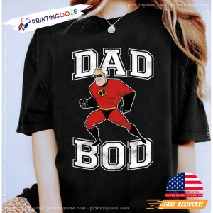 Dad Bod Incredible 3 Character Disney Pixar Shirt 3