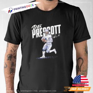 Dak prescott chisel an American football quarterback T Shirt 1