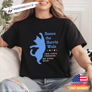 Dance the Harris Walz Childless Cat Lady Kamala Tim 2024 Shirt 3