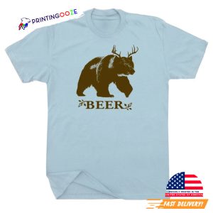 Deer X Bear Funny National Beer Day T shirt 2