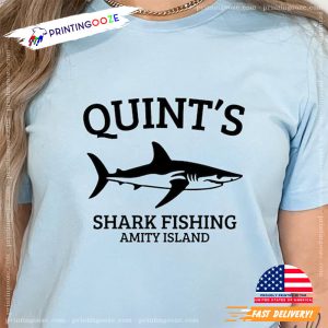 Est 1975 Quint's Shark Fishing Amity Island Shirt 3