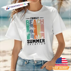 Family Beach Summer Vacation 2024 Unisex T shirt 1