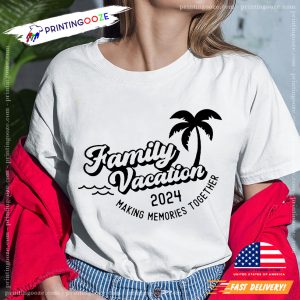 Family Vacation 2024 Make Momories Together Summer Beach Shirt 1