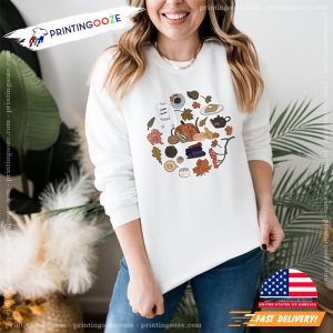 First day of fall hello Autumn Graphic T shirt 1