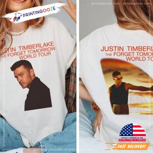 Forget Tomorrow World Tour Justin Timberlake concert 2024 2 Sided Shirt 1