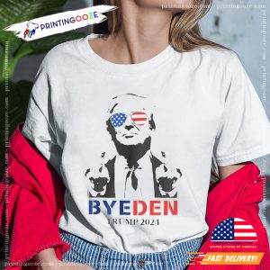 Fuckng ByeDen Funny Trump Anti Biden Election 2024 Tee 1