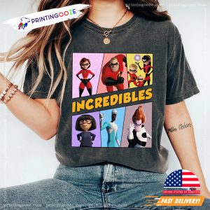 Incredibles 3 Character Disney Pixar graphic Tee 3