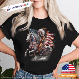 Indian Riding Horse Native American Day california Shirt 2