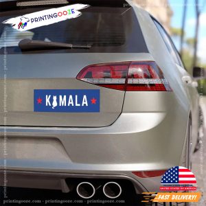 Kamala Harris Cat Lady Car Magnet