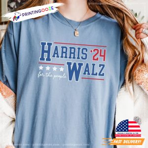 Kamala Harris President 2024 Tim Walz Comfort Colors Shirt 3