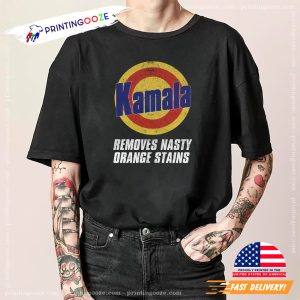 Kamala Removes Nasty Orange Stains Anti Trump Vote Shirt 1