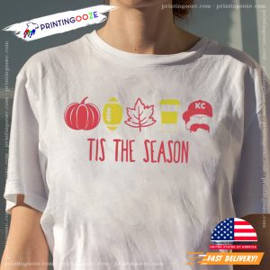 Kansas City Chiefs Tis the Season T shirt 1