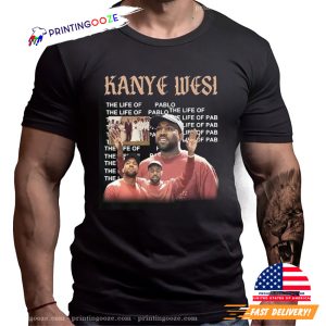 Kanye West The Life of Pablo Rap Album T shirt 1