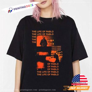 Life Of Pablo Kanye West Album Cover T Shirt 1