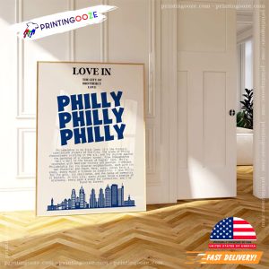 Love In Philadelphia Phillies Poster 2