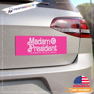 Madam President Kamala Harris Walz 2024 Magnetic Car Signs 2