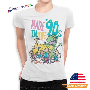 Made In the 90's Cartoon Characters Vintage T shirt 1