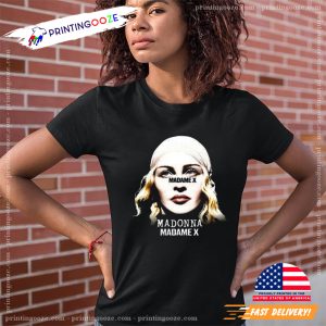 Madonna Madame X Head T shirt 1