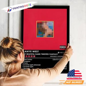 My Beautiful Dark Twisted Album Kanye West Poster 1