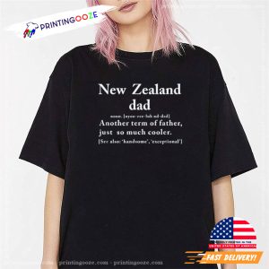 New Zealand Dad Definitio T Shirt, Fathers Day gift 1