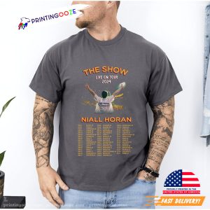 Niall Horan The Show Live On Tour 2024 Dates T Shirt 1