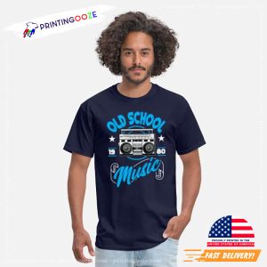 Old School Music Vintage 1980s Style T shirt 3