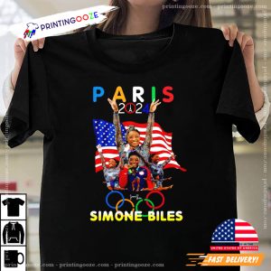 Paris 2024 Olympic Simone Biles Golden Girl shirt 1