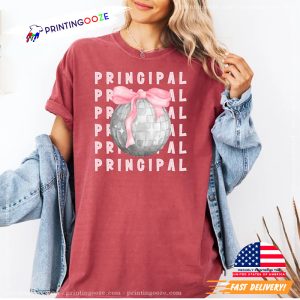 Principal Disco Ball Back To School T shirt 1