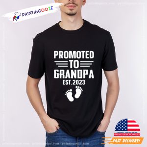 Promoted To Grandpa Est 2023, grandparents day gifts 5