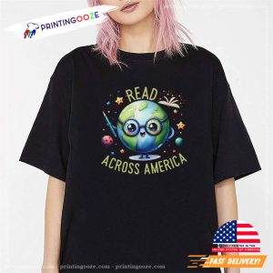 Read Across America Super Cute Earth National Read Day Tee 3