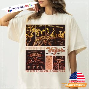 Sammy Hagar The Best Of All Worlds 2024 Tour Comfort Colors Tee 2