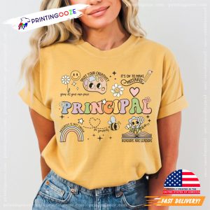 School Principal Elementary Back to School Comfort Colors Tee 2