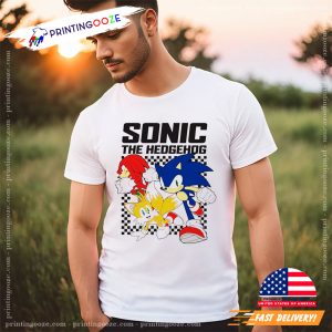 Sega Sonic The Hedgehog And Friends Graphic Tee 1