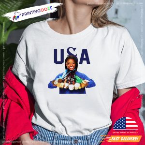 Simone Biles 7 Olympic and 30 World Championship shirt 3