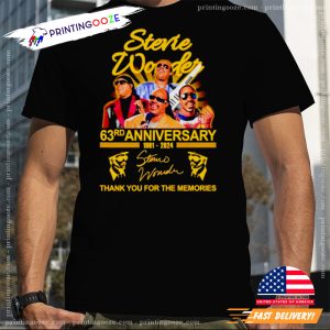 Stevie Wonder Signature 63rd Anniversary Thank You For The Memories Shirt 3