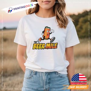 The Beer Mile Cute Beer Graphic Tee 1