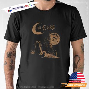 The Cure Cat Cute Cat In The Midnight 90s Unisex shirt, Cat Lover gifts 1