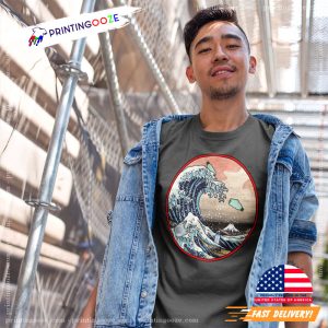 The Great Wave Off Kanagawa famous painting the wave Shirt 3