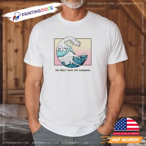 The Great Wave off Kanagawa Japan Style T shirt 3