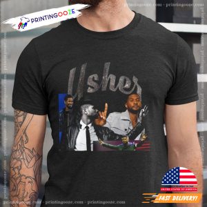 Usher Music Tour 2024 Unisex T shirt 1