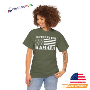 Veterans for Kamala Election Campaign 2024 Shirt 1