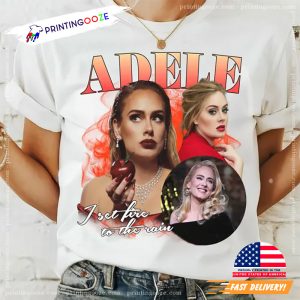 Vintage Adele Singer Munich Tour 2024 T shirt 1