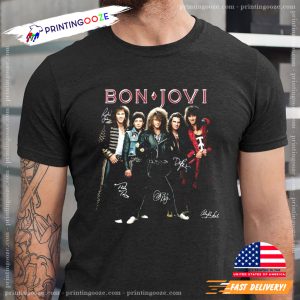 Vintage Bon Jovi Signature T shirt 1