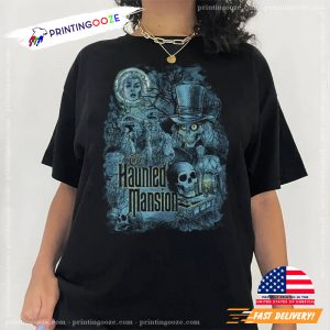 Vintage Haunted Mansion Disney Halloween Shirt 2